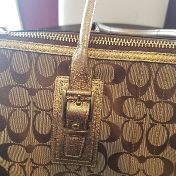 Coach Signature Logo Purse / Handbag - Picture 4 of 11